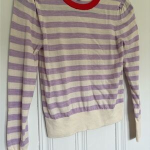 Banana Republic Women’s Striped Wool Sweater Pullover Size Petite S